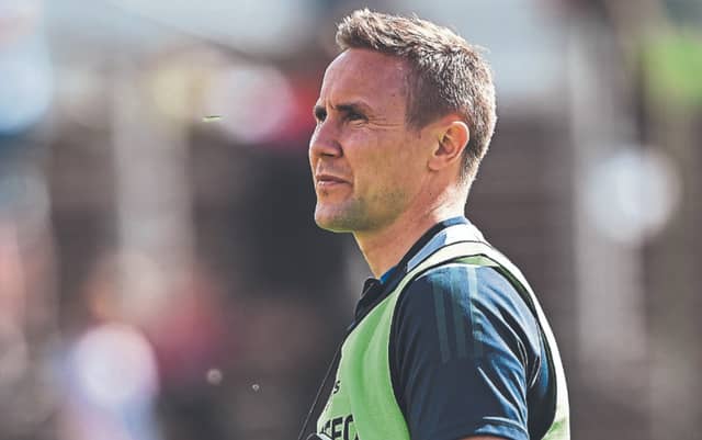 Kildare manager Brian Flanagan before the All-Ireland Under 20 Championship Final match between Kildare and Tyrone at Avant Money Páirc Seán Mac Diarmada, Photo by Piaras Ó Mídheach/Sportsfile