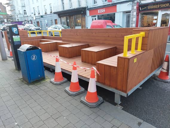 The parklet at North Main Street, Naas