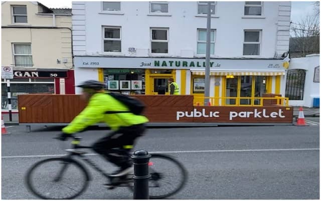 Kildare County Council installs first Public Parklet on Main Street, Naas