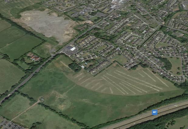 The site for sale is located a between the M7 and Ballymany Road/ PHOTO: GOOGLE EARTH