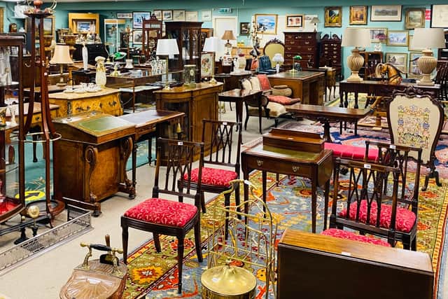There are over 420 quality lots, comprising of 19C Gilt Overmantle Mirrors, Killarney Occasional Pieces, 19C Walnut Credenza, 19C 2 Door Pier Cabinet, Victorian Grandfather Clock, Japanese Meiji Period Bronze Lamp, Large Selection Paintings, Sideboards, Work Boxes, Desks, Canterbury's, Games Tables, Centre Tables, Clocks, Bronzes, Irish Memorabilia, Console Tables, Chest of Drawers, Dressing Tables, Royal Doulton, Waterford Crystal, Moorcroft, Silver, Donegal Rugs, Object D’Art, Misc. Boxes etc.