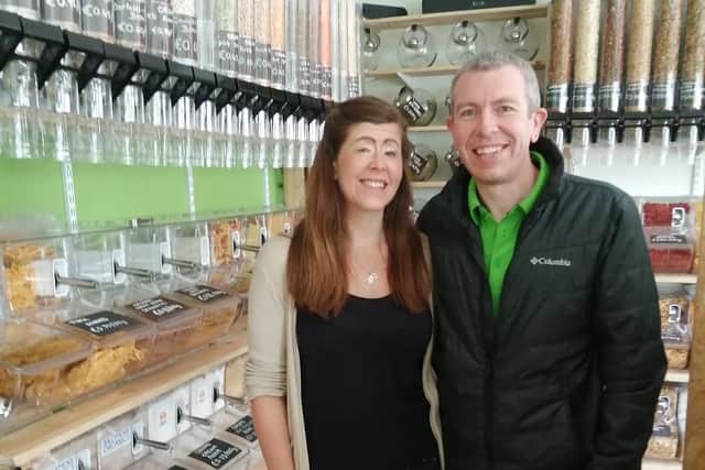 According to the owners, married couple Martin and Sinéad Wisely: "The concept is simple, you bring your own containers and fill as little or as much as you want."
