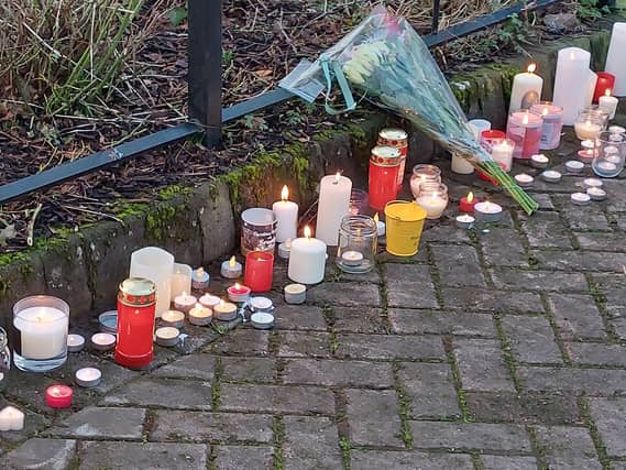 The vigil took place at 4pm, January 14 2022