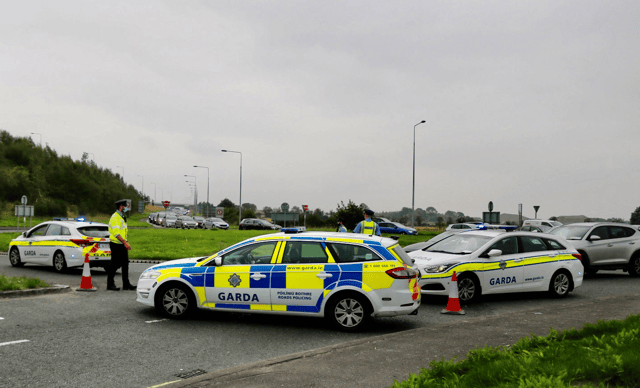 Gardaí at a previous incident on the M9 motorway / FILE PHOTO by www.emergencytimes.ie