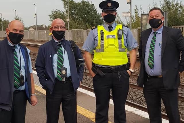 Local gardaí maintain a regular visible presence on the rail network across the Kildare Division.