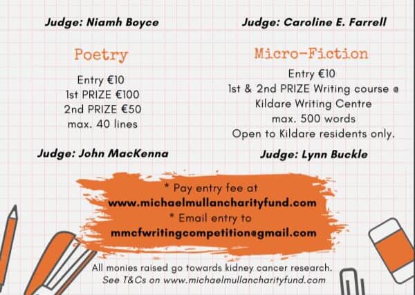 Creative writing competition in memory of inspirational Kildare man ...