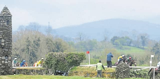Over the stone wall