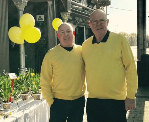 Pat Murphy and the late Paul Robinson