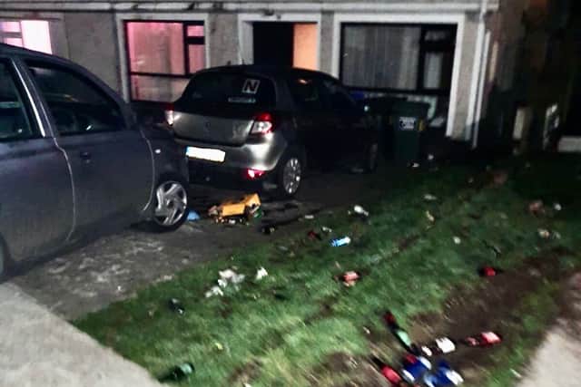 Gardaí shared photos of the scene of the aftermath of the event near Carysford Avenue in Castletroy. 