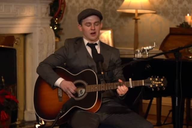 A Kildare singer invited by the president to perform in Áras an Uachtaráin for a special New Year's Eve broadcast has described it as one of the proudest days of his life.