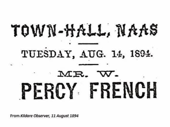 From the Kildare Observer, August 14, 1894
