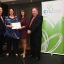 Tomas Ó Ruairc, Director of the Teaching Council  Sharon Coffey, Deputy Principal in Athy College, Máire Lineen, Chairperson of Education Committee and  Sean McMahon, Deputy Chairperson Teaching Counc