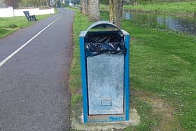A bin in Sarto Park, Naas