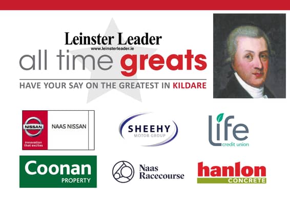 Vote Arthur Guinness for Kildare's All Great