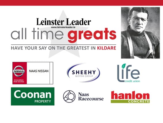 Vote Ernest Shackleton as Kildare's All Time Great