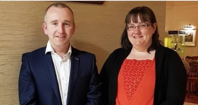 Richard Kelly and Samantha Kenny