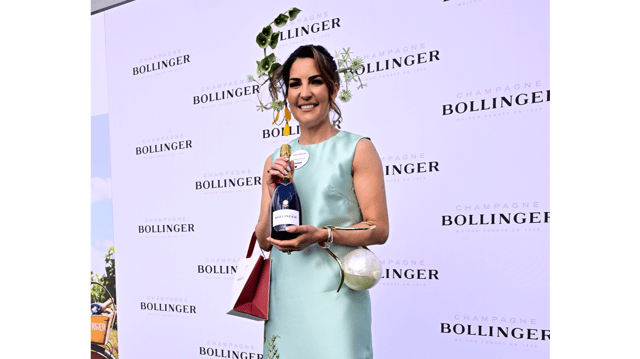Louisa Murphy from Tramore wins Bollinger Best Dressed on Day One of the Punchestown Festival | PICTURES: Michael Chester