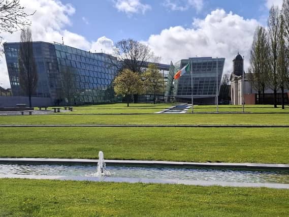 The notice was issued by Kildare County Council. ABOVE: KCC's official headquarters at Devoy Park in Naas