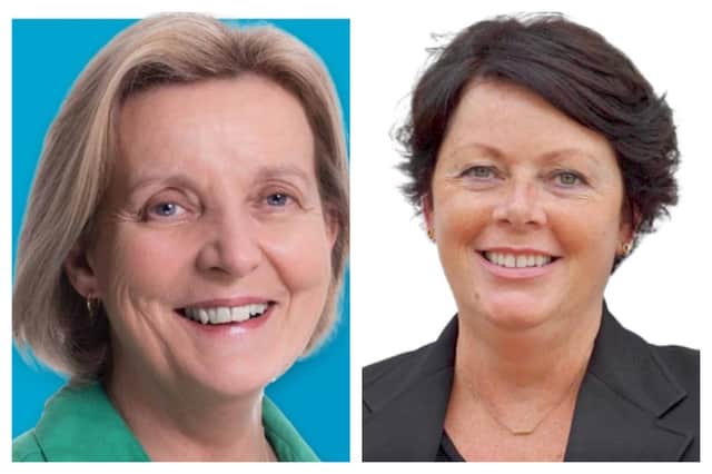 Fine Gael Cllrs Peggy O'Dwyer (LEFT) and Tracey O'Dwyer (RIGHT)