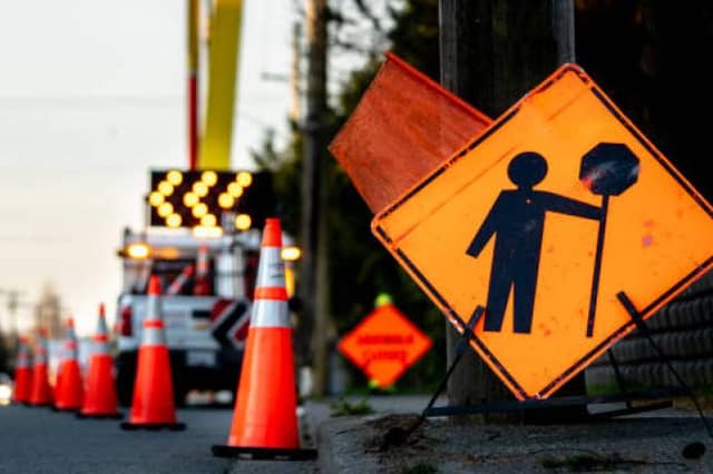 The closure is facilitating road works, according to Kildare County Council