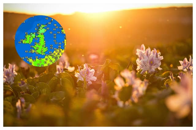 Temperatures will reach between 22 and 25 degrees in Leinster and Munster on Saturday