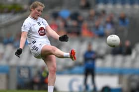 Aoife Rattigan of Kildare during the TG4 Leinster Ladies Football Senior Championship final match between Dublin and Kildare at Croke Park in Dublin. Photo by Ray McManus/Sportsfile 