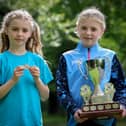 Sisters Róise (9) and Doireann (11) Brennan 
