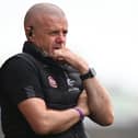 Kildare manager Pat Sullivan during the LGFA TG4 All-Ireland Senior Championship quarter-final match between Armagh and Kildare at BOX-IT Athletic Grounds in Armagh. Photo by Shauna Clinton/Sportsfile 