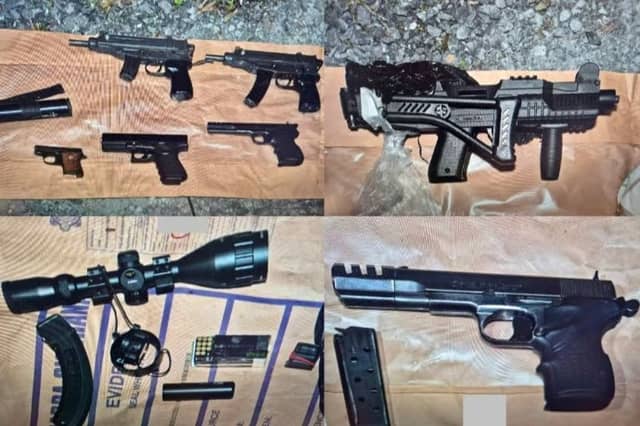 Searches were carried out at six locations across counties Kildare and Laois