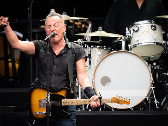 Bruce Springsteen playing at Hyde Park
