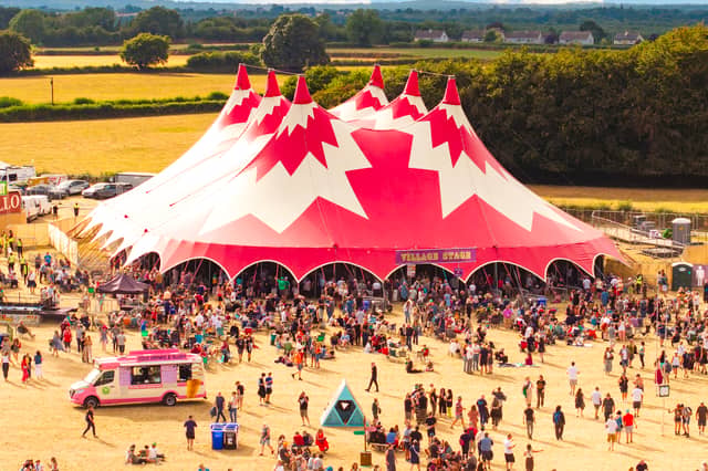 The Village Tent at Forest Fest 2026