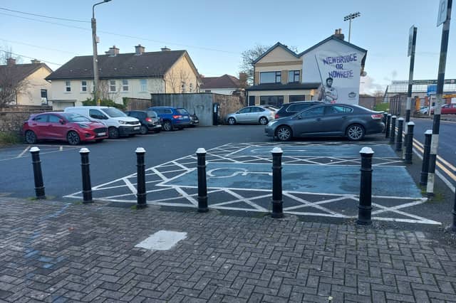 A town centre car park in Newbridge