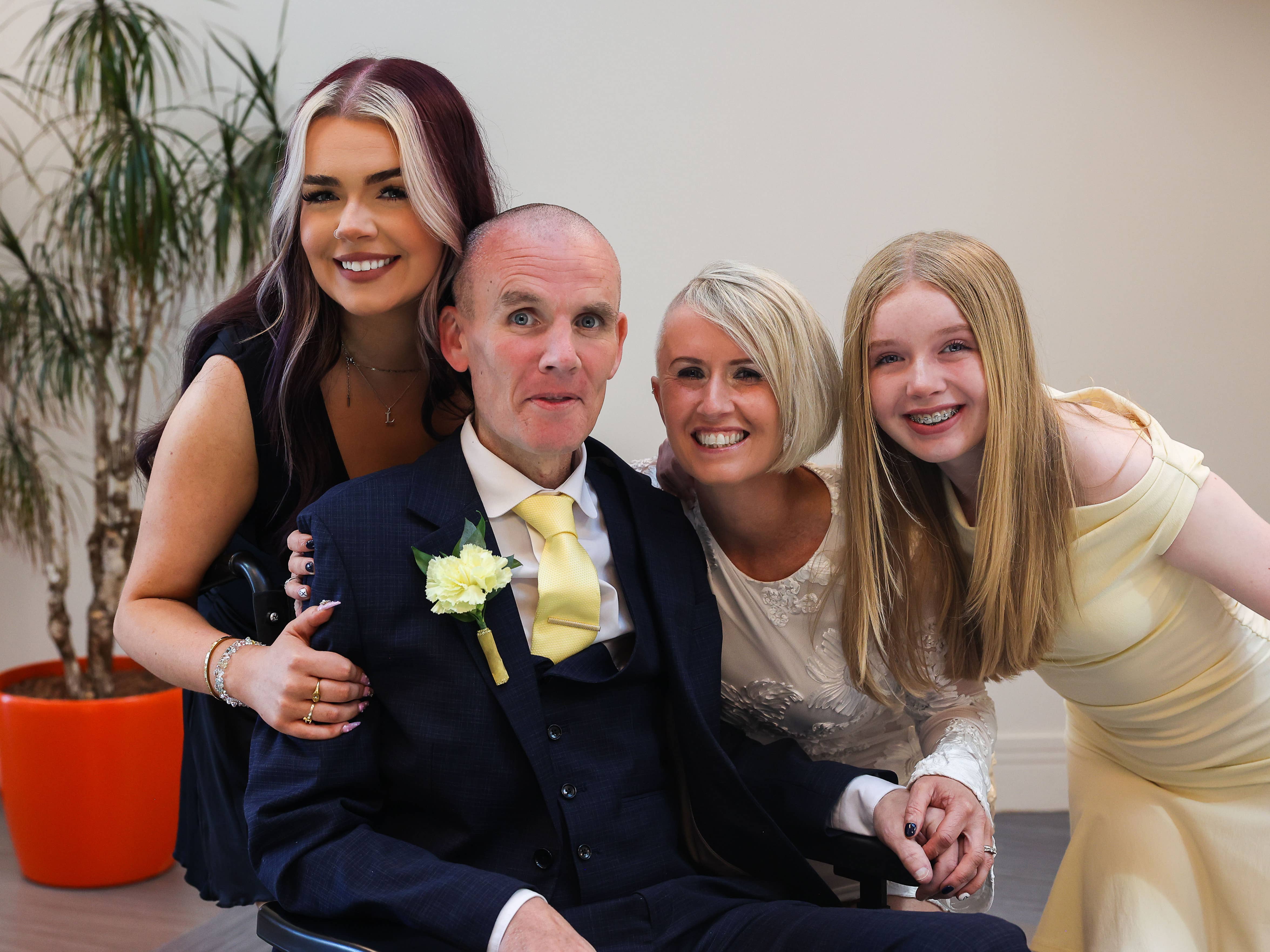 Woman grateful for ‘gift’ of wedding to late husband in hospice