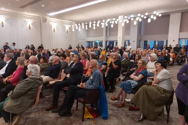 Some of the attendance at the meeting in Naas