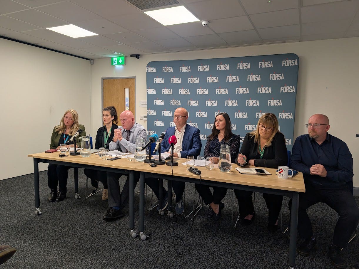 Health workers set for industrial action with wider ‘escalation’ threatened