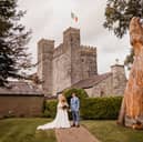 A wedding filled with history, romance and a little castle magic