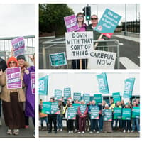 GALLERY: Public sector workers in Kildare go on strike