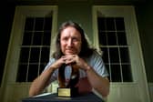 Prof David Malone, Maynooth University with his award
