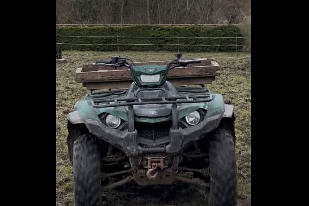 The stolen quad bike