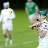 Paddy McKenna points the way for Clane hurlers