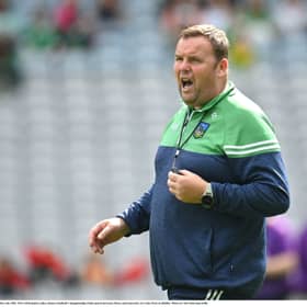 Then Limerick manager Graham Shine before the 2023 TG4 All-Ireland Ladies Junior Football Championship Final match between Down and Limerick at Croke Park