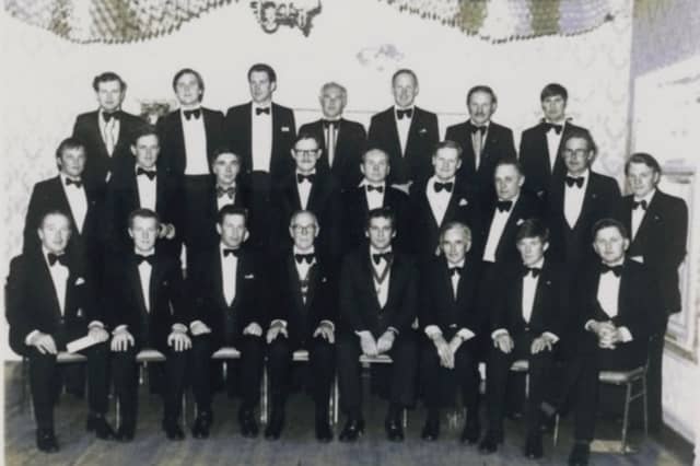 Photo of the original Charter Members in December 1976.