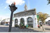 A section of Market Square in Kildare Town