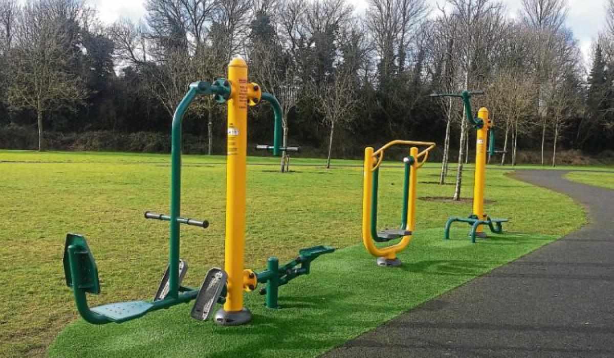 You'll be able to use outdoor gym equipment in Kildare town this summer