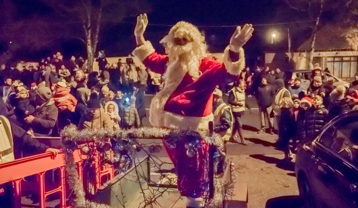 PICTURES Santa arrives in Kill village for the turning on of the