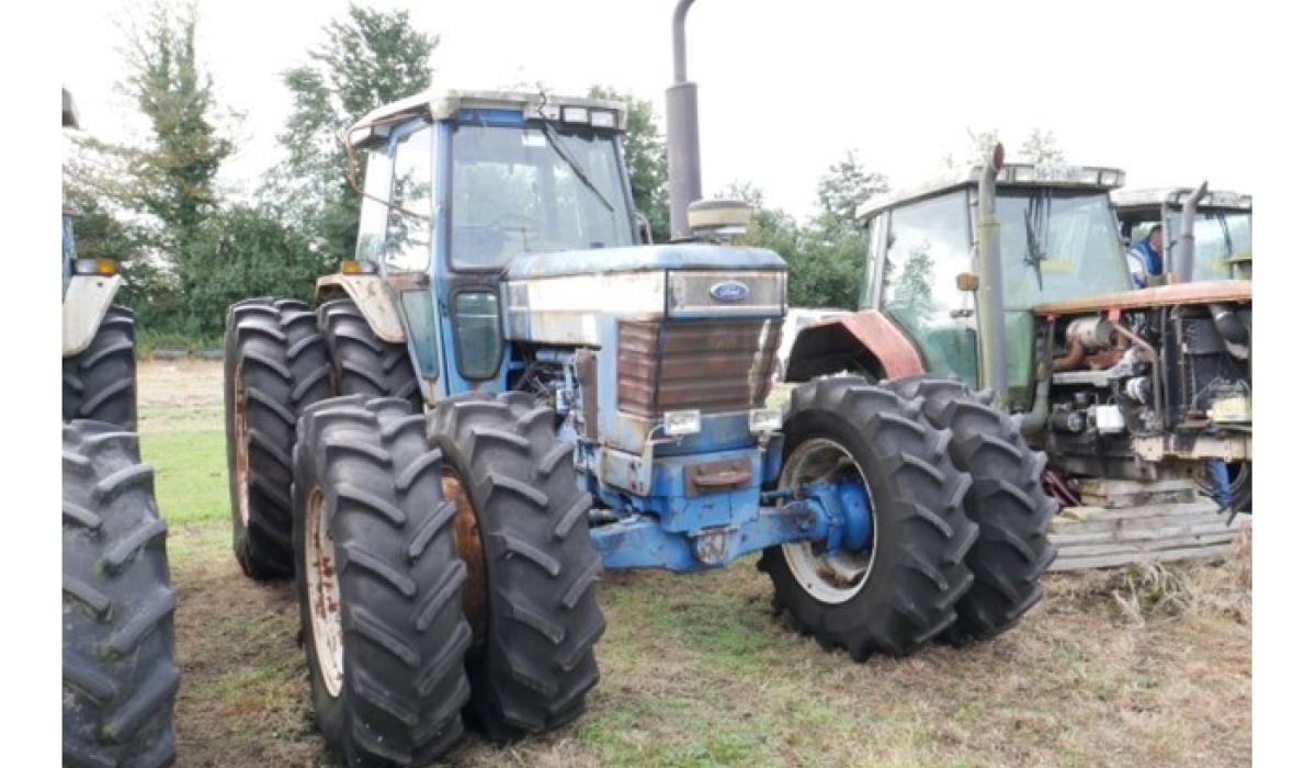 55 tractors, excavators, dozers, and trailers for sale at Bord na Mona