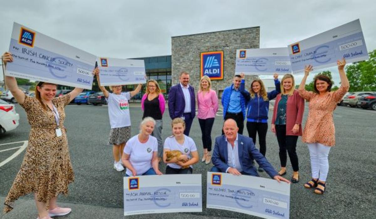 Aldi hands out grants to 12 local community groups in Kildare Kildare