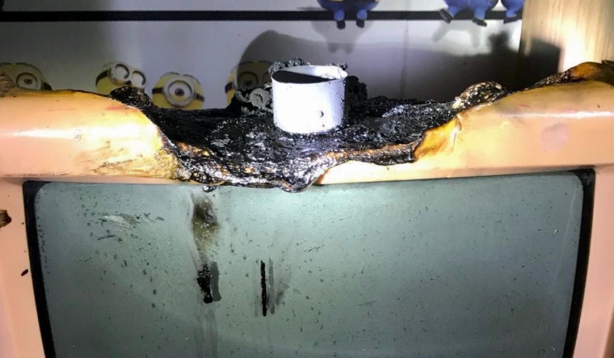 PHOTOS Watch where you put your candles and never on TVs! Kildare Live