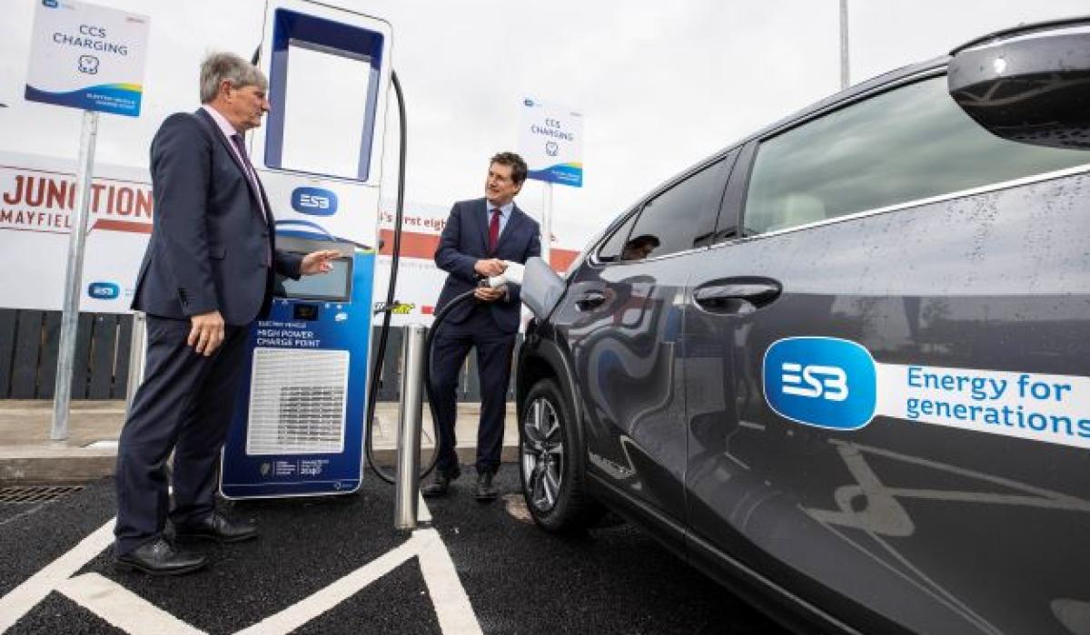 ESB opens biggest electric vehicle charging hub beside M7 Kildare Live