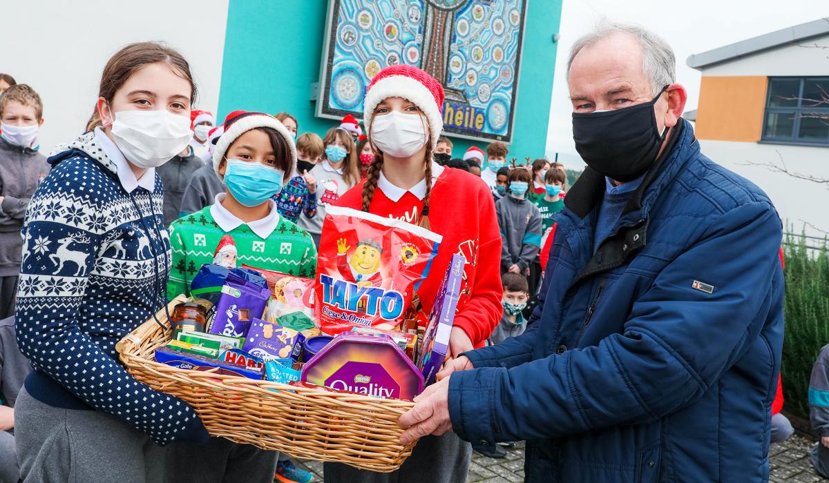 PICTURES Kildare school pupils donate hamper to Newbridge's Share Food